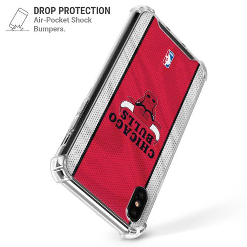 NBA Chicago Bulls Away Jersey iPhone XS Max Clear Case